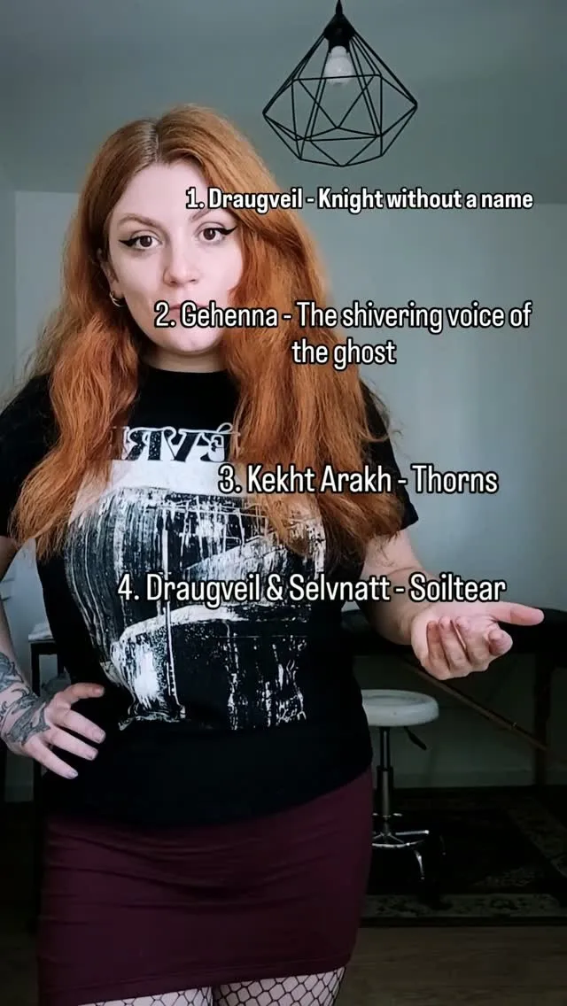 Five romantic black metal songs